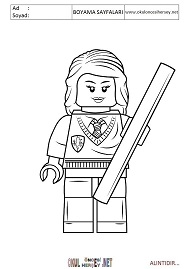 lego-harry-potter boyama sayfaları